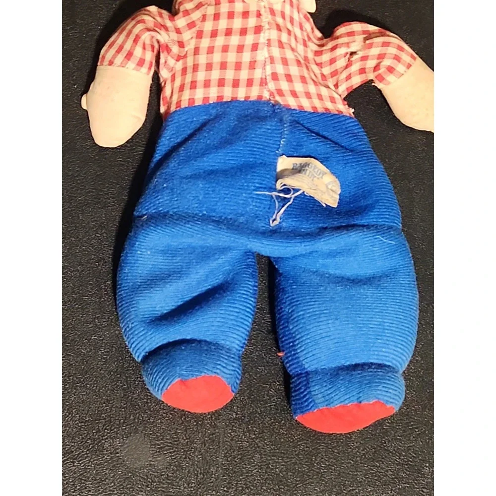 Vintage Knickerbocker Raggedy Andy Doll Original Outfit Stuffed Plush Toy